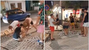 Η... πλακόστρωση στα Μάλια, οι μεθυσμένοι τουρίστες και το «γιοφύρι της Άρτας»