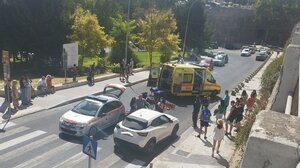 Ηράκλειο: Τροχαίο με την παράσυρση γυναίκας στην Ικάρου