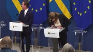 Κατέρρευσε κατά τη διάρκεια συνέντευξης Τύπου η υπουργός Υγείας της Σουηδίας – Βίντεο