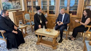 Ρέθυμνο: Συνάντηση του Μητροπολίτη Προδρόμου με τον Διπλωματικό Εκπρόσωπο της Unicef