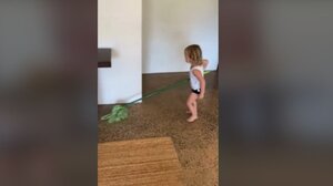 Viral βίντεο: Πατέρας δείχνει στην κόρη του πώς να απομακρύνει φίδι από σπίτι στην Αυστραλία