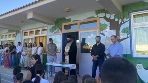 Με χαμόγελα και ευχές ο αγιασμός για την νέα σχολική χρονιά, στα σχολεία του Δήμου Γόρτυνας