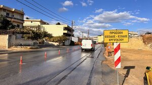 Σε εφαρμογή οι κυκλοφοριακές ρυθμίσεις στην λεωφόρο Ελ. Βενιζέλου, στο Γάζι