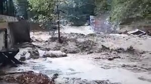 "Χαλασμός" και στο Μαριδάκι από την ισχυρή νεροποντή - Βίντεο