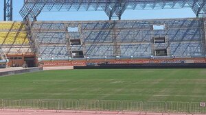 Ένα λάθος στη φύτευση του γκαζόν στο Παγκρήτιο φέρνει καθυστέρηση στην παράδοση! (photo)