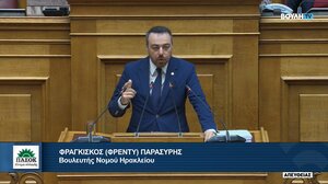 Φ. Παρασύρης: Χρηματοδότηση κατασκευής αρδευτικού δικτύου με το ανακυκλωμένο νερό στο Ηράκλειο 