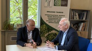 Συνάντηση του Δημάρχου Βιάννου με τον Πρόεδρο του Πράσινου Ταμείου