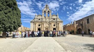 Ιερά Μονή Αρκαδίου: Ολοκληρώθηκε το συνέδριο των βυζαντινολόγων