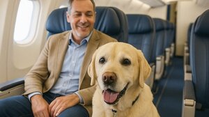 Η Ιταλία εγκαινίασε την πρώτη πτήση με μεγάλα σκυλιά στην καμπίνα!