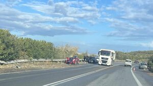 Προσοχή στους δρόμους! Εκτροπή αυτοκινήτου - Επέβαιναν μητέρα και δύο παιδιά