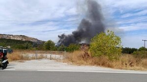 Σε ύφεση η δασική πυρκαγιά στον Χορτιάτη, ήχησε το 112