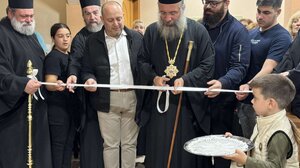 Εγκαινιάστηκε η εκθεση αγιογραφίας και ψηφιδωτού των σχολών της Μητρόπολης Ρεθύμνης και Αυλοποτάμου