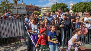 Εγκαινιάστηκε η νέα παιδική χαρά στην Πλατεία Μιχαήλ Κατσαμάνη στο Γάζι