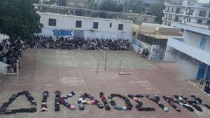 Μαθητές του ΓΕΛ Αλικαρνασσού στο πλευρό του Πάνου Ρούτσι