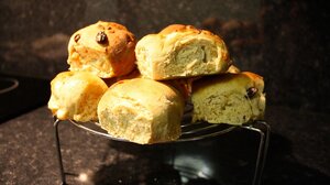 Σπιτικά ψωμάκια με πραλίνα