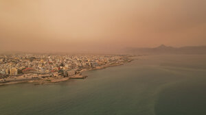 Αφρικανική σκόνη: Live οι ροές προς Κρήτη και Πελοπόννησο 