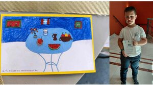 Συγχαρητήρια Κεγκέρογλου στον μικρό Κωνσταντίνο για την διάκριση του σε μαθητικό διαγωνισμό ζωγραφικής