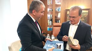 Με τον Γιώργη Μαρινάκη συναντήθηκε ο πρέσβης του Αζερμπαϊρτζάν στην Ελλάδα