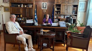 Συνάντηση Ταταράκη - Λιονή για την ανάπτυξη του Ρεθύμνου