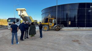 Στο έργο κατασκευής της μονάδας της ΔΕΥΑΗ που θα παράγει επιπλέον 30.000 κυβικά νερού άρδευσης ανά ημέρα ο Δήμαρχος Ηρακλείου