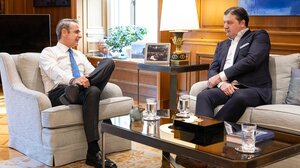 Με τον Ντέγιαν Μποντίρογκα συναντήθηκε ο Μητσοτάκης