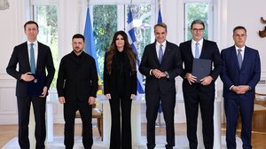 Παρουσία Μητσοτάκη, Ζελένσκι και Γκίλφοϊλ υπεγράφη η ενεργειακή συμφωνία Ελλάδας – Ουκρανίας