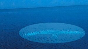 Σπανιότατο γιγαντιαίο σαλάχι κολυμπά πλάι σε ψαράδες