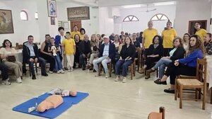 Σεμινάριο βασικής υποστήριξης της ζωής στον Ιερό Ναό Αγίου Γεωργίου Νέου Κόσμου