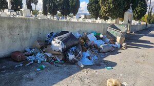 Δύο εβδομάδες αμάζευτα σκουπίδια στις Δαφνές
