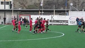 Επεισόδια και... κουτουλιά: Τι αναφέρει το φύλλο αγώνα του ντέρμπι Χερσόνησος-Εργοτέλης