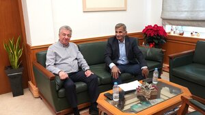 Συζήτηση για την πορεία των έργων στο Αμάρι