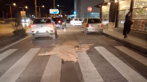 Ηράκλειο: Διαρροή πετρελαίου στην Παραλιακή - Προσοχή στους διερχόμενους οδηγούς