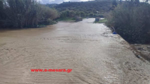 Αυξημένη ροή νερού στον Γεροπόταμο μετά τις τελευταίες βροχοπτώσεις - Βίντεο