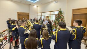 Επετειακά κάλαντα στην Περιφέρεια Κρήτης για τα 125 χρόνια της Φιλαρμονικής Νεάπολης 