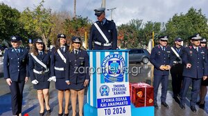 Aναβίωσε και στα Χανιά το έθιμο της τροχονομικής βαρέλας