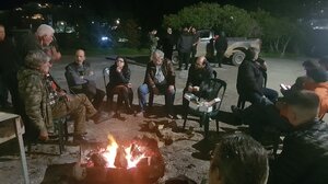 Τα σωματεία στο μπλόκο των αγροτών στο Δασαρχείο Ρεθύμνου