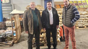 Στην κεντρική λαχαναγορά του Ηρακλείου ο Νίκος Συριγωνάκης