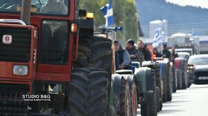 Κινητοποίηση παραγωγών στην Αργολίδα: Έκλεισαν συμβολικά τον κόμβο του Μαλαχιά