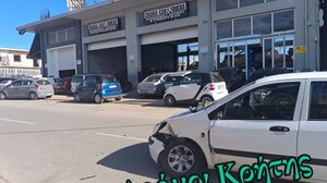 Τροχαίο χωρίς τραυματισμούς στα Χανιά