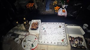 Πρωτοχρονιά στα μπλόκα για τους αγρότες στα Μεγάλα Χωράφια