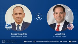 Τηλεφωνική επικοινωνία Μ. Ρούμπιο – Γ. Γεραπετρίτη