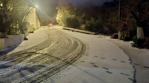 Χιόνι στα ορεινά και ημιορεινά του Δήμου Χερσονήσου - Δείτε βίντεο από το Οροπέδιο Λασιθίου
