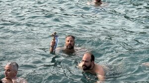 Θεοφάνεια στην Παντάνασσα με καλό καιρό - Βίντεο και φωτογραφίες