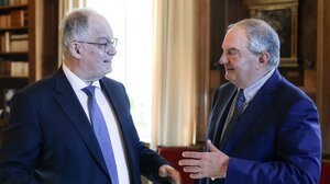 Συνάντηση του Προέδρου της Δημοκρατίας Κωνσταντίνου Τασούλα με τον Κώστα Καραμανλή