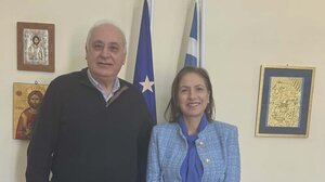 Συνάντηση Μπαριτάκη - Κοζυράκη για θέματα που αφορούν τον Δήμο Βιάννου