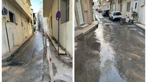 Οι εργασίες για τις οπτικές ίνες… έσπασαν αγωγό νερού στον Πόρο! - Βίντεο