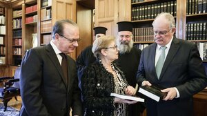 Στην Κρήτη ο ΠτΔ Κωνσταντίνος Τασούλας για την επέτειο της Αρκαδικής Εθελοθυσίας