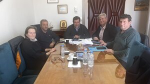 Συνάντηση εργασίας του Αντιπεριφερειάρχη Λασιθίου Γιάννη Ανδρουλάκη για τα έργα υποδομής στο Καλό Χωριό