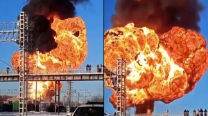 Ρωσία: Έκρηξη και πυρκαγιά σε σιδηροδρομικό σταθμό στην περιφέρεια Ταμπόφ