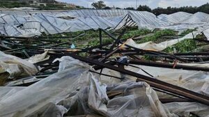 Ανεμοστρόβιλος στην Ιεράπετρα προκάλεσε τεράστιες ζημιές σε θερμοκήπια και σπίτια!